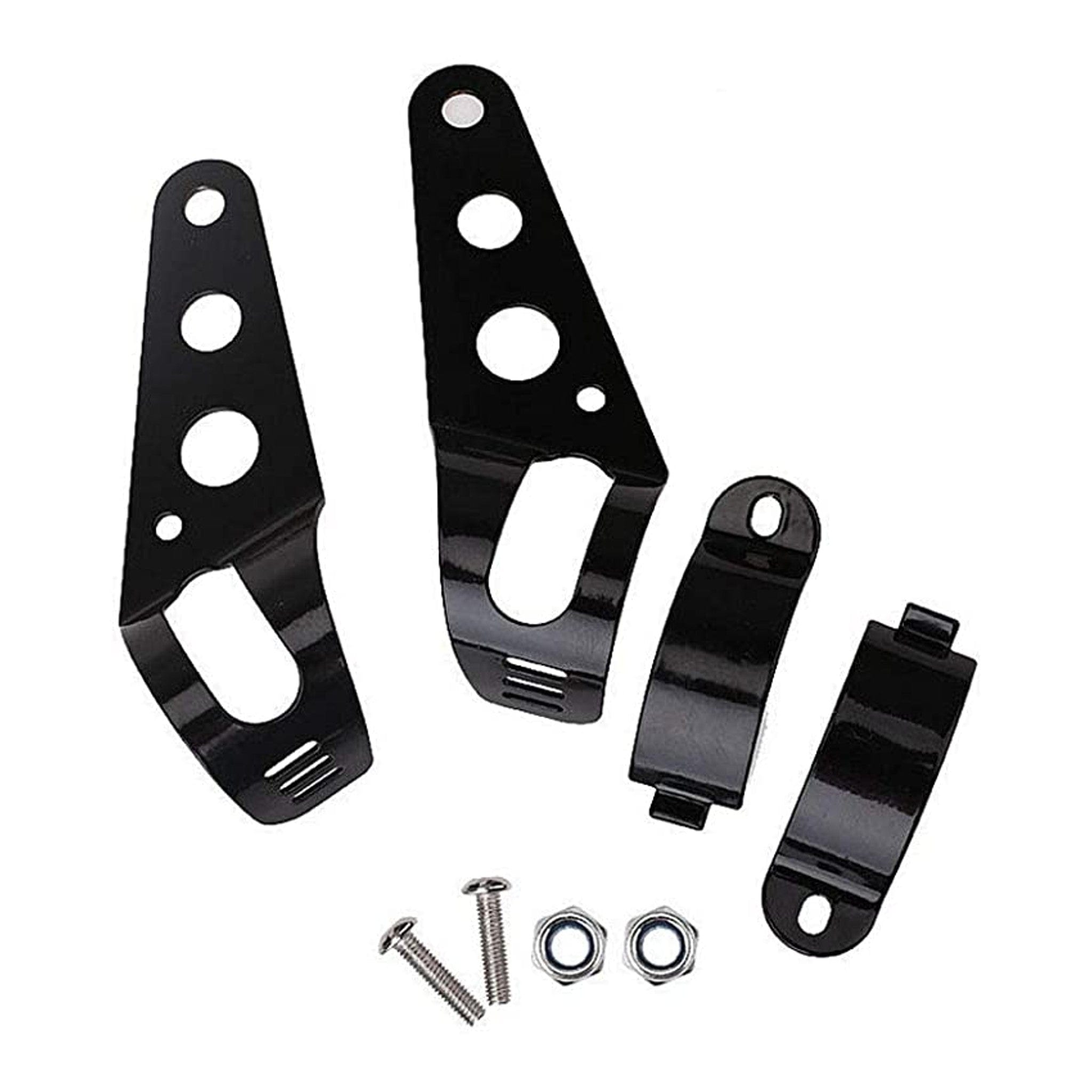 A sturdy headlight bracket, engineered for secure mounting and reliable nighttime visibility.