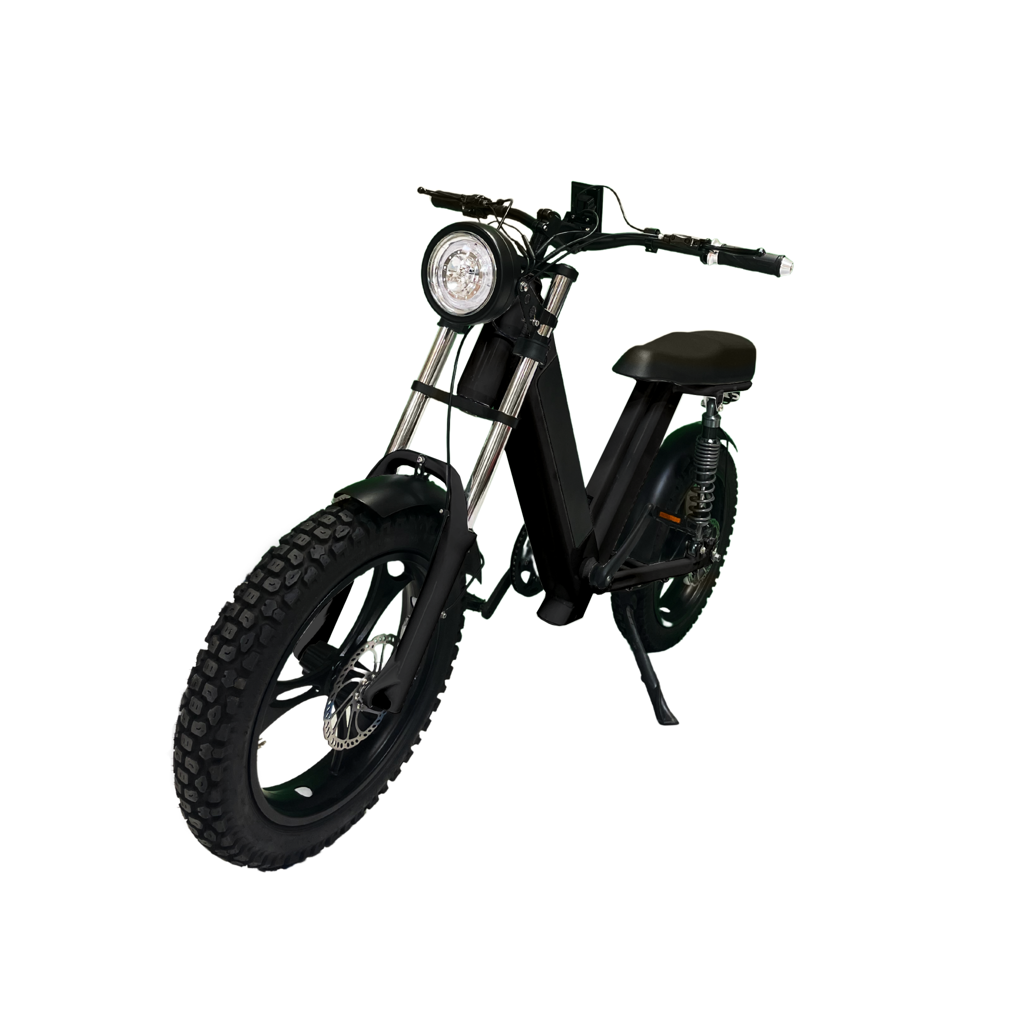 Left-side view of the Gateway electric bike in black.