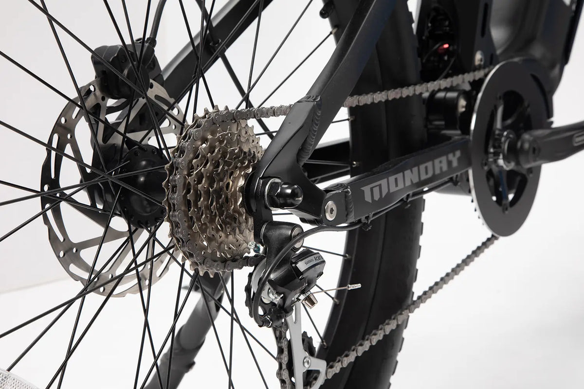 Antero black rear gears