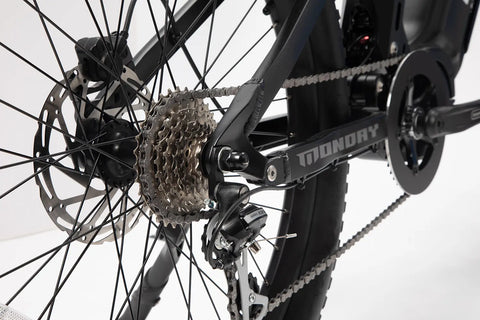Antero black rear gears