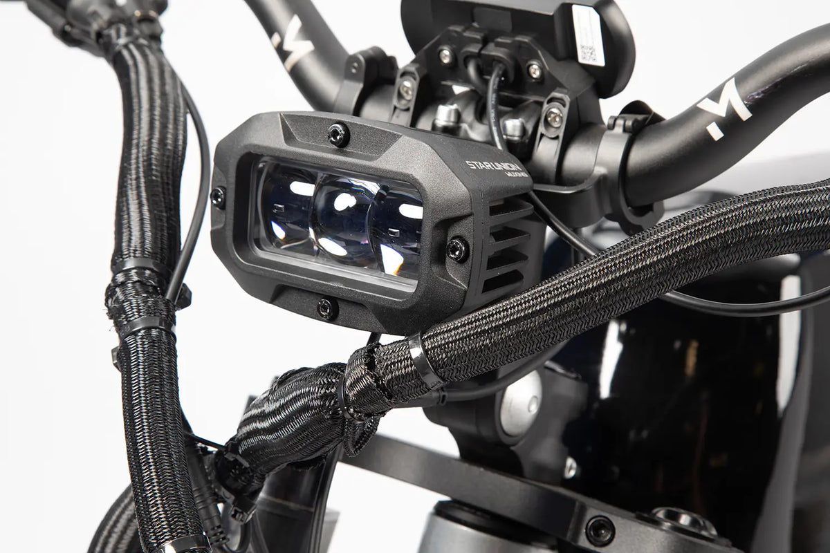 Anza V4 black headlight