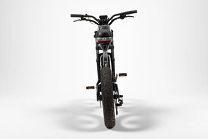Anza V4 in Black, straight-on rear