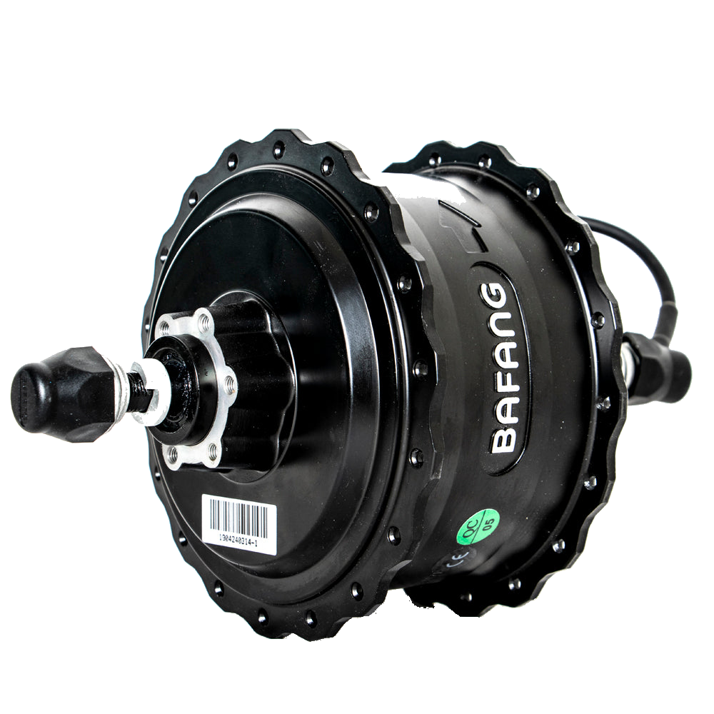 A Bafang motor designed for Monday Motorbikes, offering powerful and efficient electric propulsion.