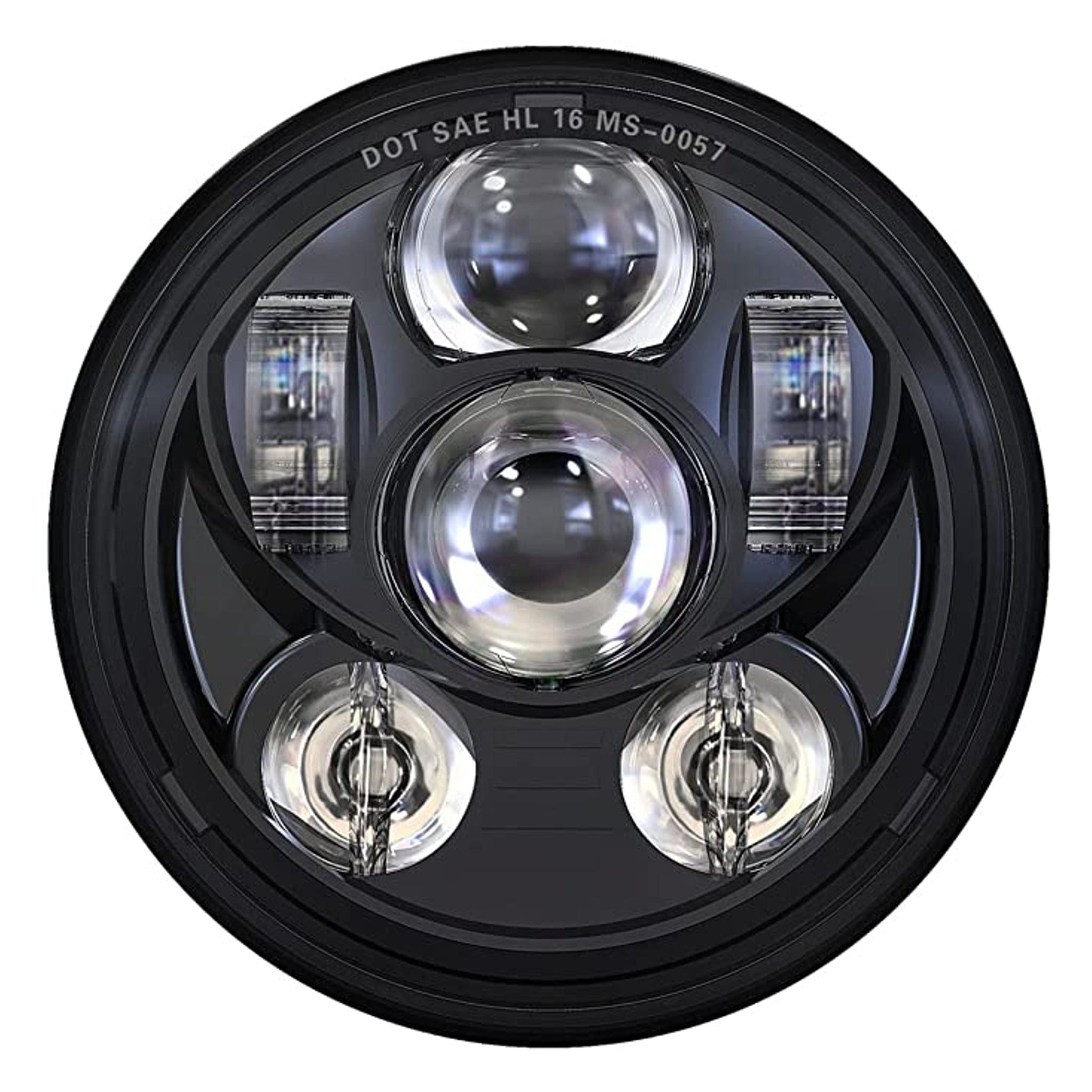 Café Racer-style headlight for enhanced visibility and aesthetics.
