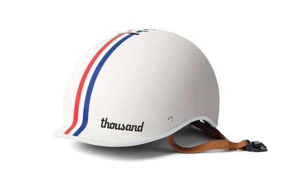 Retro-style bike helmet with a vintage-inspired design