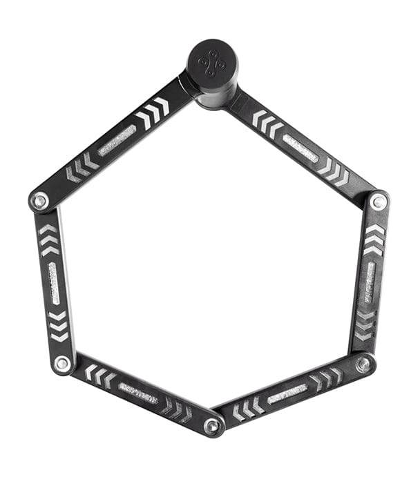 A Kryptonite bike lock, offering strong protection against theft with a reliable locking mechanism.